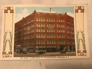 5 Different Syracuse,  York Vintage Postcards 2