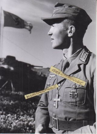 Ww2 Press Photograph Foto Photo Soldat Afrika Korps Priester Top