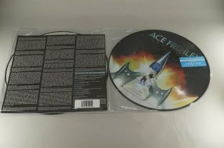 Vintage Ace Frehley Space Invader Two Picture Disc 33 1/3 Rpm Record Album