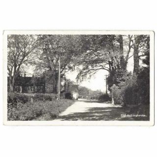 Old Bolingbroke View In The Village,  Lincolnshire,  Rp Postcard