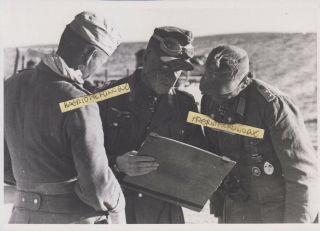 Ww2 Press Photograph Foto Photo General Ritterkreuz Afrika Korps Top