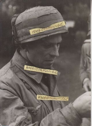 Ww2 Press Photograph Foto Photo Fallschirmjager Im Cassino 11 Top