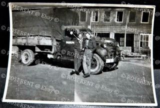 Ww2 Europe - Royal Engineers With Army Truck Serial 565076 - Photo 13 By 8cm