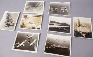 Group 8 Vintage C1930s Us Navy Photographs Of Bi - Planes B4 F9c Boeing F4b - 4