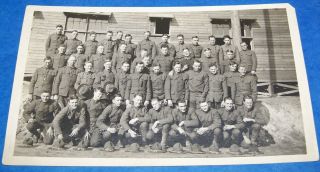 Ww1 Photo: Young U.  S.  Army Doughboys Group Pose