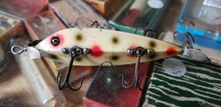 Heddon Dowagiac Minnow Strawberry 5 Side - 5 Hook Fishing Lure