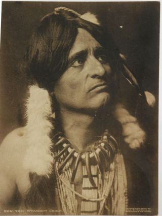 George Bancroft Cornish,  " Hen - Tah Wyandot Chief " Lithograph,  Circa 1909