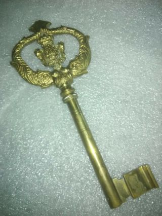 Antique Large & Heavy 2 - Fish Bronze Key