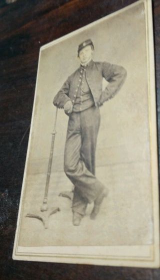 Identified Connecticut Civil War Soldier Cdv