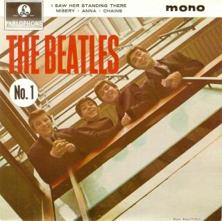 The Beatles The Beatles No.  1 Ep Vinyl Record Single 7 Inch Parlophone Rock Pop