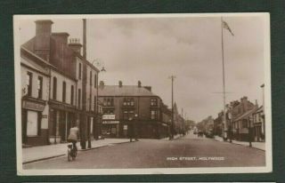Vintage 1942 Ww2 Photo Postcard,  High Street,  Holywood,  Belfast