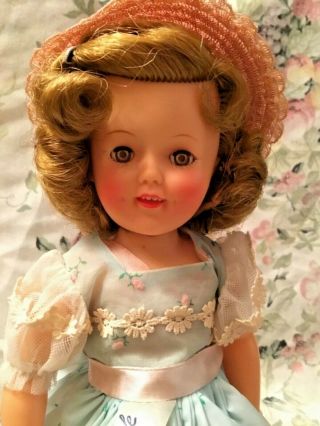 Ideal Vintage 12” Shirley Temple Doll Exceptional High Color Perfection