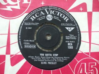 Elvis Presley - The Love Machine / You Gotta Stop - Rca 1593 - - 45