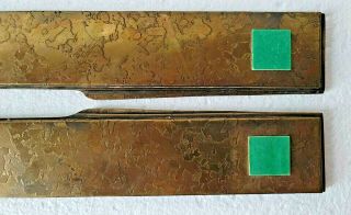 Antique Tiffany Studios Blotters Ends Long American Indian Pattern 6
