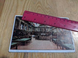 Vintage Northampton Postcard Ymca Corn Exchange Aka Cinema Snooker Billiards Ww1