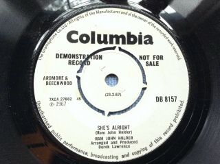 RAM JOHN HOLDER - I NEED SOMEBODY rare UK 1967 DEMO PROMO / SOUL / MOD R&B - 3