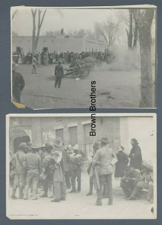 Vintage 1914 Mexican Revolution Capture Of Torreon By Pancho Villa Photos (2) 1