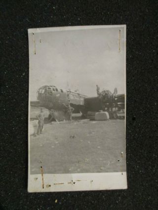 Ww2 Photograph: Crashed German Heinkel He - 177 Bomber / Airplane.