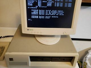 Vintage Ibm 5150 Pc Computer,  640k Ram,  Dual 5.  25 Floppy,  Cga
