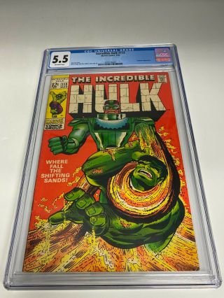 Incredible Hulk 113 - Marvel Comics 1969 - Cgc 5.  5 - Sandman Appearance