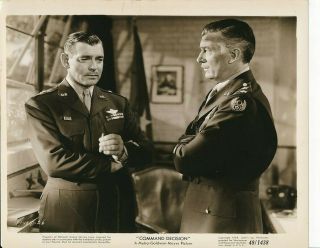 Clark Gable Vintage 1948 Command Decision Mgm Studio World War Ii Photo