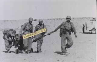 Ww2 Press Photograph Afrika Korps Brigade Ramke Fallschirmjager Top