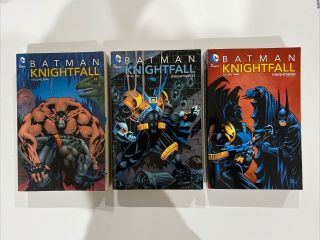 Batman - Knightfall Volumes 1,  2,  3 - Tpb - Dc