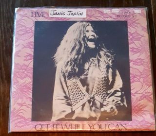 Janis Joplin Get It While You Can Yellow 2 Lp Vinyl