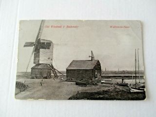 Old Windmill,  Backwater,  Walton On Naze - Duplex Postmark