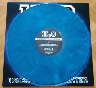 H2O Thicker Than Water LP Blue Vinyl Madball Agnostic Front Sick Of It All 2