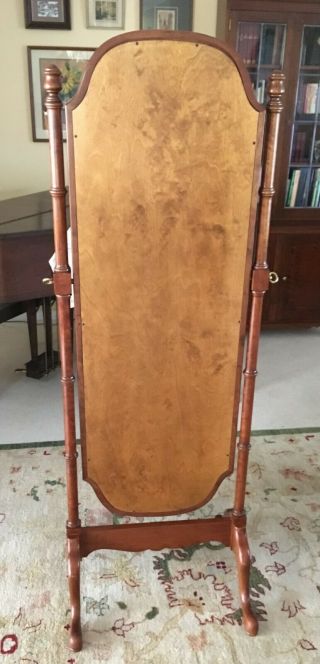 Vintage Stickley Old Mansion Solid Cherry Full Length Floor Cheval Mirror 2