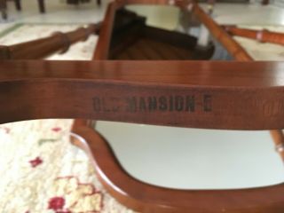 Vintage Stickley Old Mansion Solid Cherry Full Length Floor Cheval Mirror 3