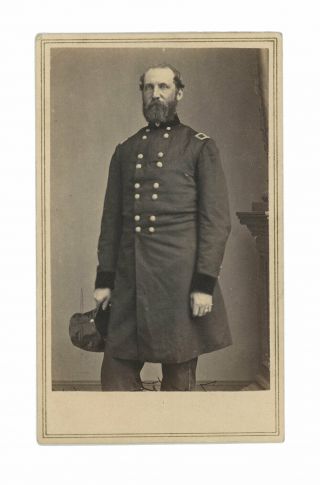 Civil War Cdv Of Union General John G.  Foster - Anthony / Brady Backmark
