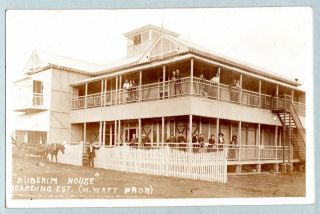 Vintage Postcard Buderim House Boarding Establishment Qld