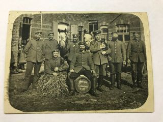 Wwi Ww1 German 1915 Bavarian Bavaria Bayern 6.  Artillery Photo Postcard