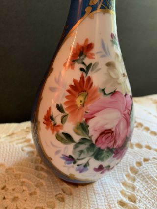 19th Century Sevres of France Porcelain Vase Hand Painted by David Monnier 3