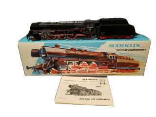 Vintage Marklin Ho 3048 Die Cast 4 - 6 - 2 Steam Engine 01 097 With Smoke