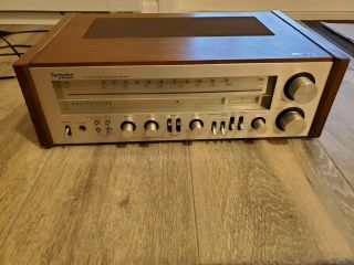 Vintage Technics Sa - 500 Stereo Receiver.  Needs Cleaning.