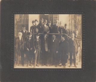 Group Of Fine Gentlemen Cabinet Photo Studio William Trudel Pennington Nj