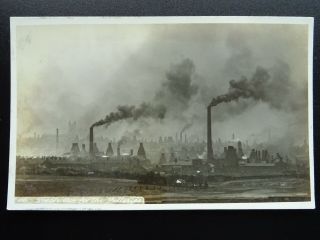 Staffordshire Stoke On Trent Fresh Air For The Potteries - Old Rp Postcard