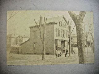 College Point Ny Office & Tailor Store Front With Locals Antique Cabinet Photo