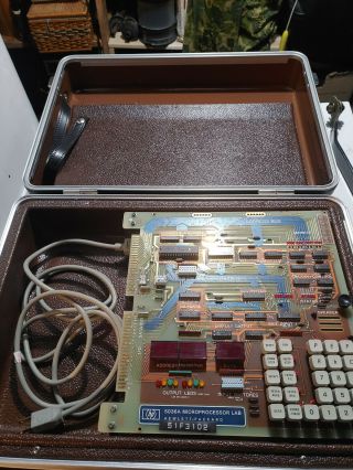 Vintage 1978 Hewlett - Packard 5036A Microprocessor Lab POWERS UP 3