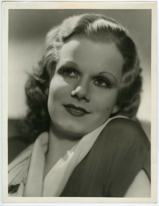 Jean Harlow By George Hurrell 1932 Red - Headed Woman Large Photograph