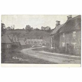 Hornton The Green,  Oxfordshire,  Old Postcard,  Morland Series 704