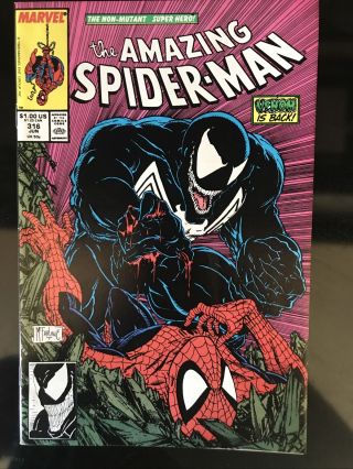 The Spider - Man 316 Marvel Comics Venom Cover Todd Mcfarlane Newsstand