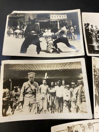 RARE 1927 - 28 SHANGHAI CHINA MASSACRE CHINESE EXECUTION PHOTOS HISTORIC VINTAGE 3