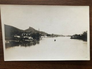 China Old Postcard Chinese Pagoda River Swatow Chungking Hankow Canton Amoy