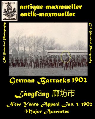 China Tianjin Langfang 5.  Ostas.  Ir.  Major Auwärter Year Appeal Large 1902