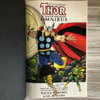The Mighty Thor By Walter Simonson Omnibus Marvel Comics Hardcover Hc Pre - Owned