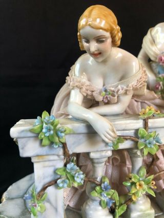 Antique FABRIS Capodimonte porcelain 